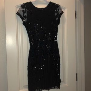 Black cocktail dress